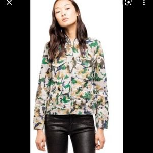 Zadig & voltaire kavy camou jacket xs